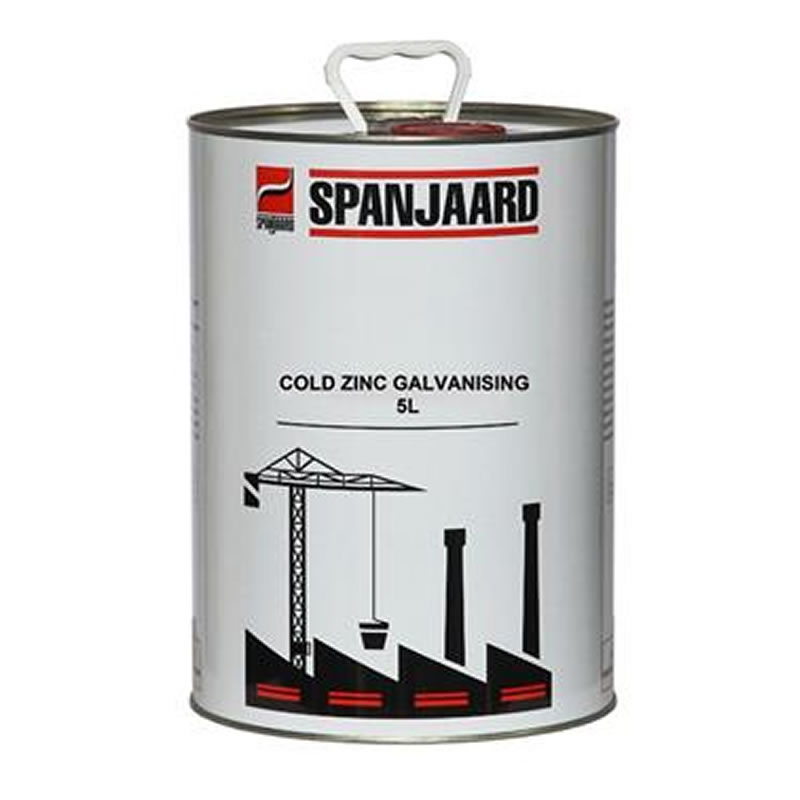 Adhesives-Cleaning-SPANJAARD COLD ZINC GALVANISING 5 LITRE